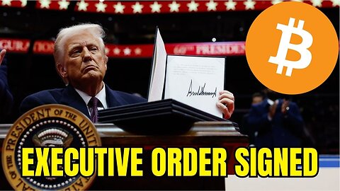 “Trump Signs Executive Order To Evaluate Strategic Bitcoin Reserve”