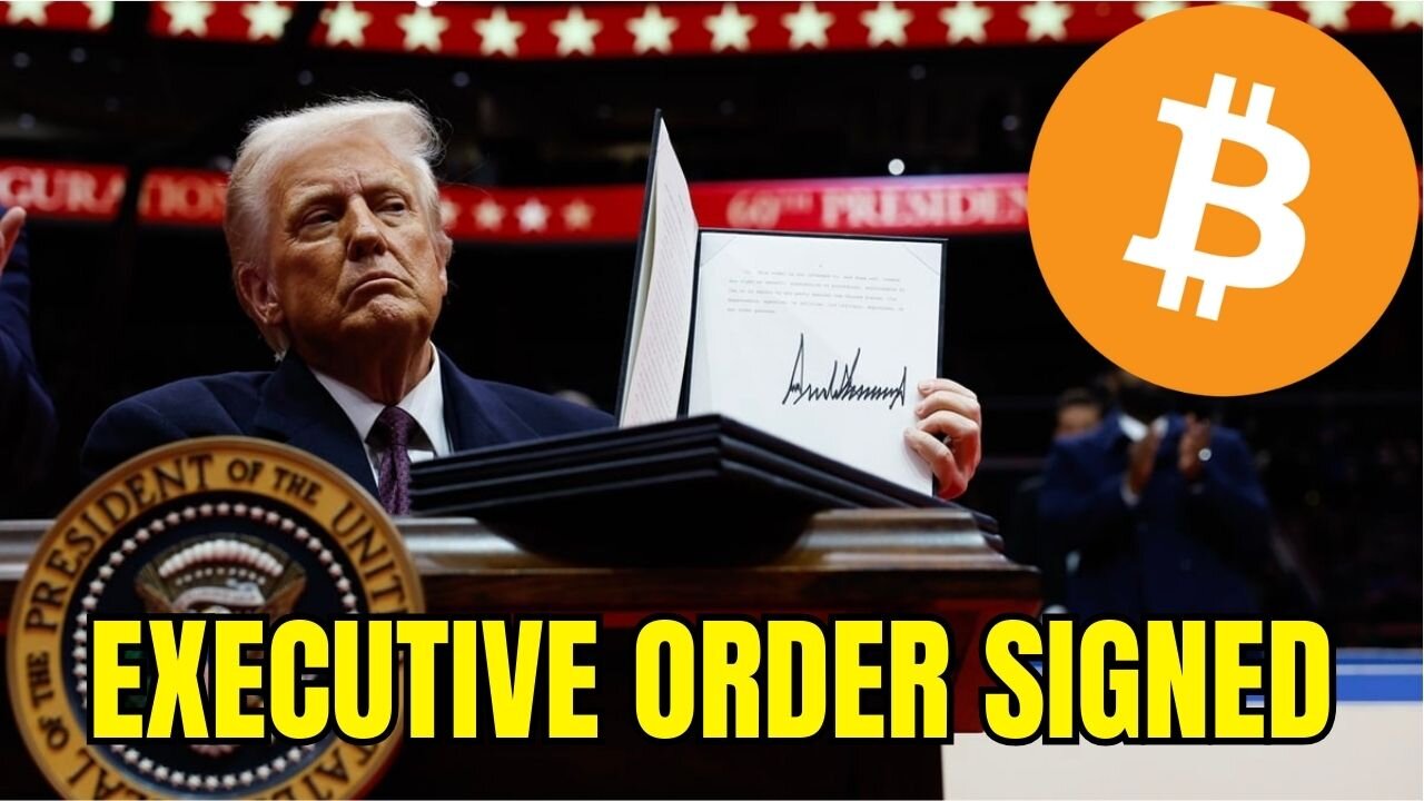 “Trump Signs Executive Order To Evaluate Strategic Bitcoin Reserve”