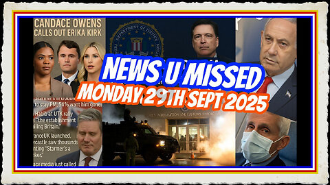 NEWS U MISSED MONDAY 29TH SEPT 2025 WITH DREW DEMI