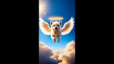 Heavenly Pup: The Most Adorable Angel Puppy You'll Ever See! �🐾✨