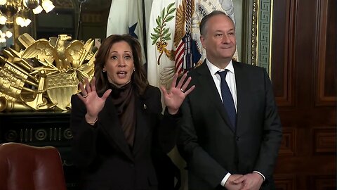 At Desk Signing, Kamala Harris says "it is not in my nature to go quietly into the night"