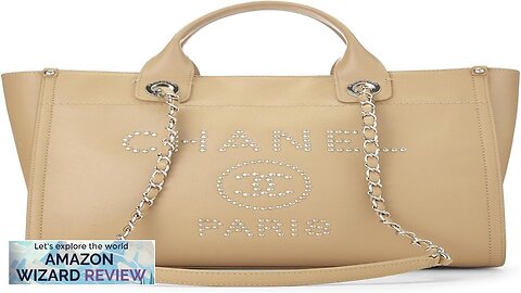 CHANEL Pre-Loved Beige Caviar Deauville Medium BeigeThe perfect everyday tote Review