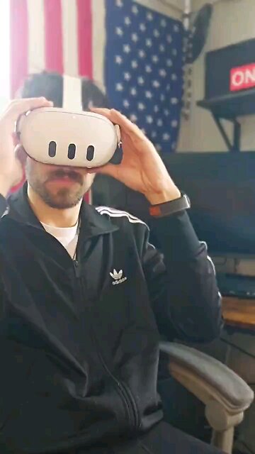 Trying out my VR for the first time