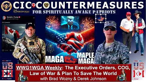 Derek Johnson & Brad Wozny Update Today Jan 10: "WWG1WGACIC Trump Countermeasures, Q, Inauguration"