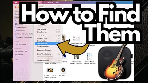 Where Are GarageBand Files & Instruments Stored