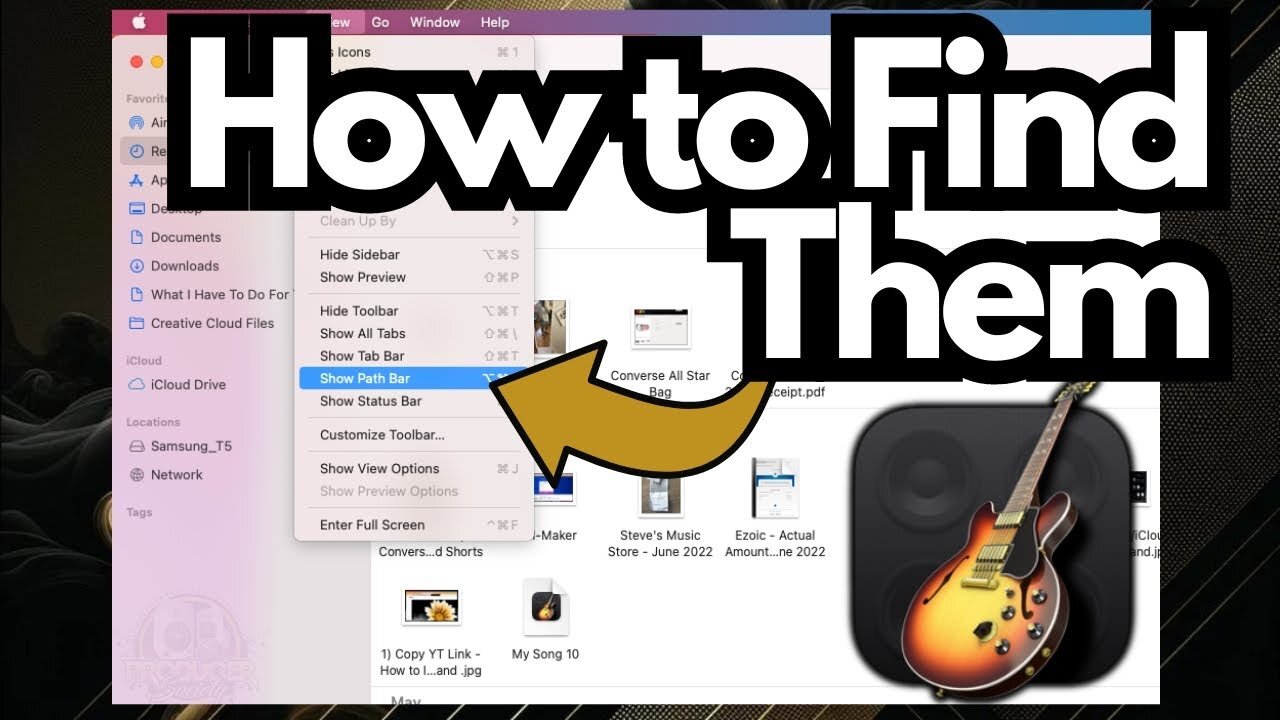 Where Are GarageBand Files & Instruments Stored