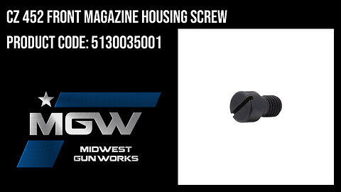 CZ 452 Front Magazine Housing Screw - 5130035001