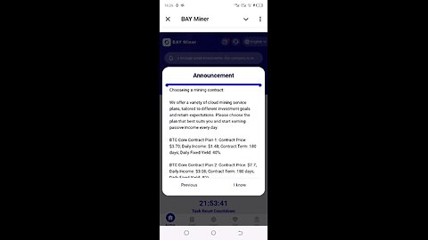 new Latest legitimate staking platform / Bay miner staking platform