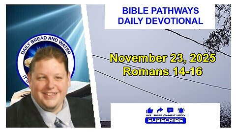 Bible Pathways Daily Devotional Nov 23, 2025
