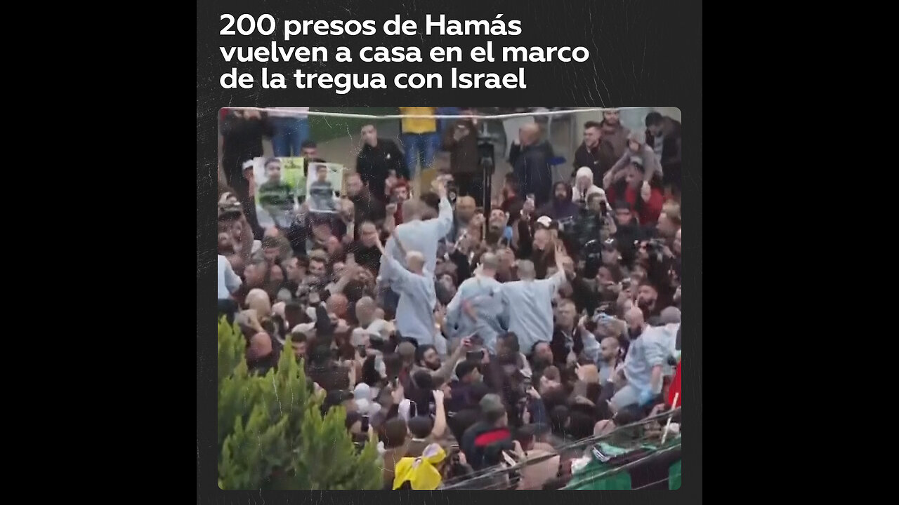 ⚡️Israel libera a 200 presos de Hamás