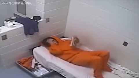 Ghislaine Maxwell PACES in cell and SCOFFS prison food in grim CCTV released in Epstein files