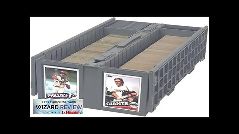 BCW Collectible Card Bin Holds up to 1600 Cards Single Review