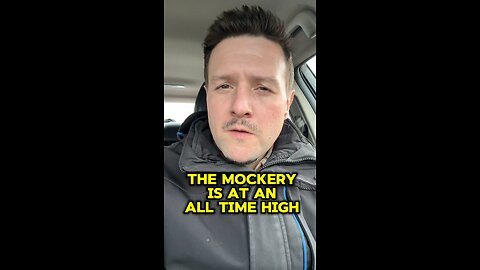 Mockery is at an all time high