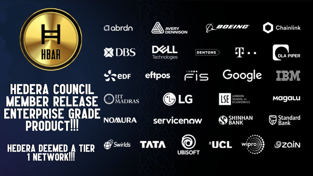 Hedera Council Member Release ENTERPRISE GRADE PRODUCT!!!