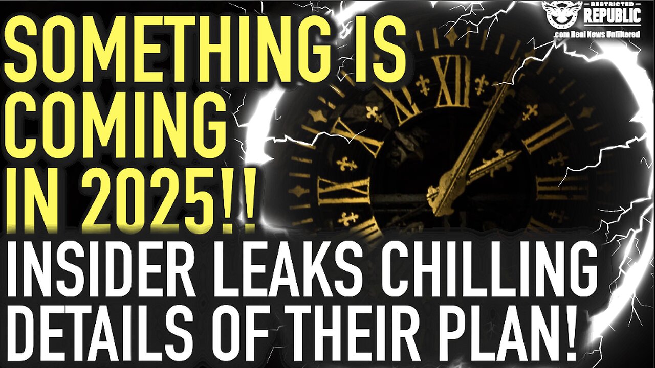 SOMETHING IS COMING IN 2025! Insider Leaks Chilling Details Of Their Plan!