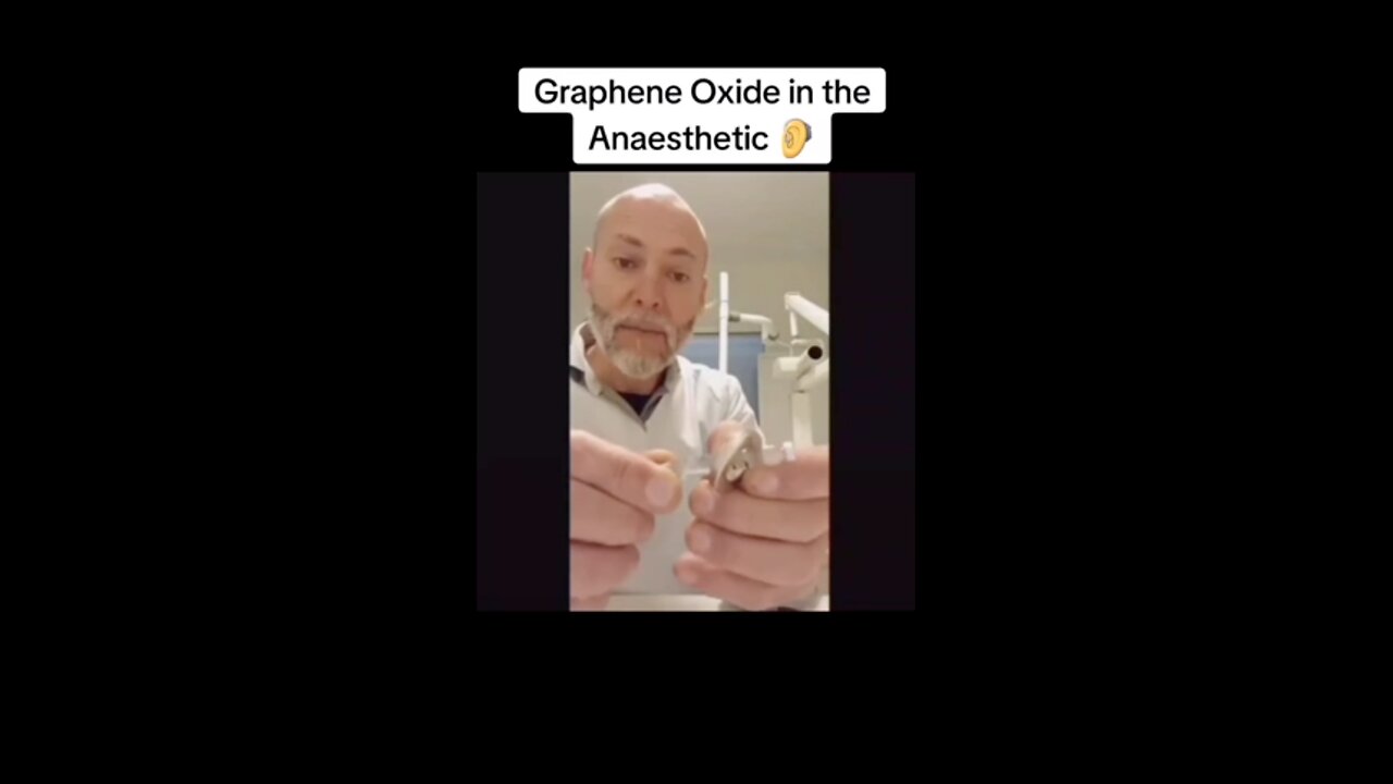 Graphene Oxide in Anesthetics 💉 😳