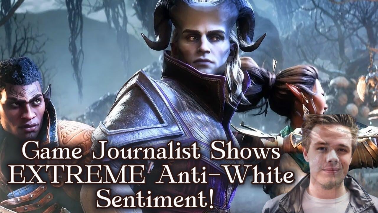 Game Journalist shows EXTREME anti-white sentiment