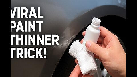 Paint Thinner Trick
