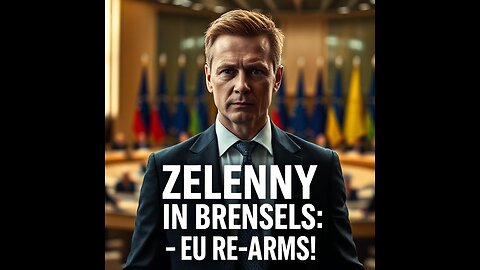 🔴 Zelensky Arrives in Brussels | EU Leaders Rally to Re-Arm Europe & Support Ukraine