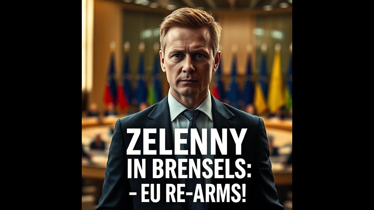 🔴 Zelensky Arrives in Brussels | EU Leaders Rally to Re-Arm Europe & Support Ukraine