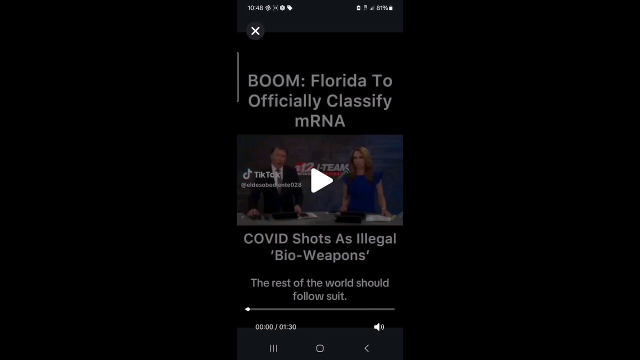 Covid-19 vaccines officially classified as bioweapons in the state of Florida