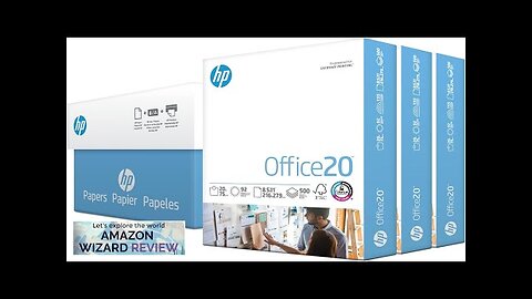 HP Printer Paper 8.5 x 11 Paper Office 20 lb Review