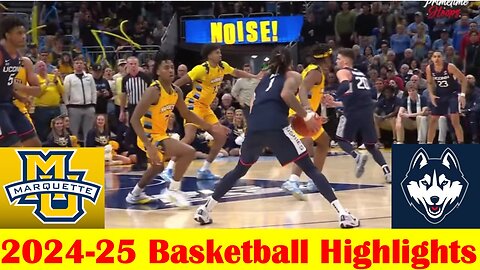 #25 UConn vs #9 Marquette Basketball Game Highlights 2 1 2025