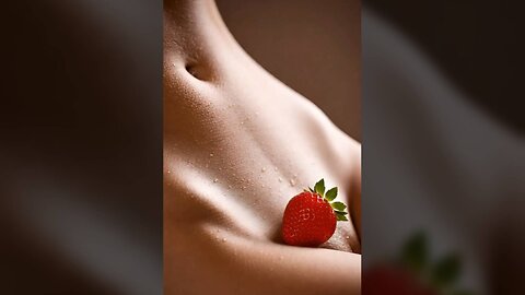 Ripe Strawberry Sliding to the Sweet Spot