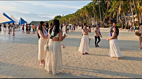 Having fun on a summer beach during the day in October 2025