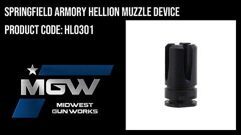 Springfield Armory Hellion Muzzle Device - HL0301
