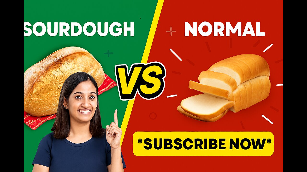 Sourdough vs. Normal Bread: Health Benefits, Taste & Digestibility Explained #shorts #food #bread