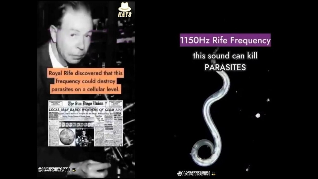 1150Hz: Royal Rife Discovered This Frequency Could Destroy Parasites on a Cellular Level