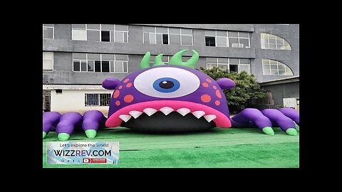 Customized outdoor large monster inflatable alien Halloween mall bar advertising decoration Review