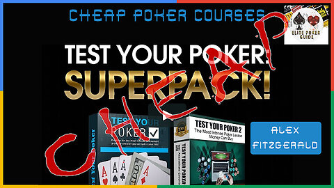 ALEX FITZGERALD TEST YOUR POKER SUPERPACK