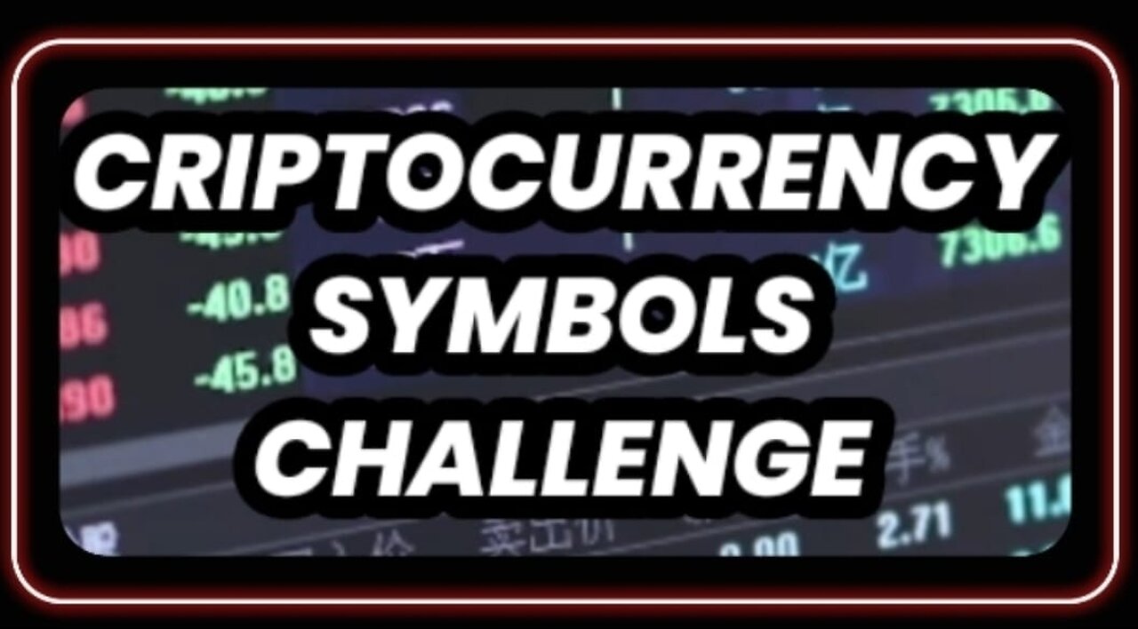 Criptocurrency Symbols Challenge