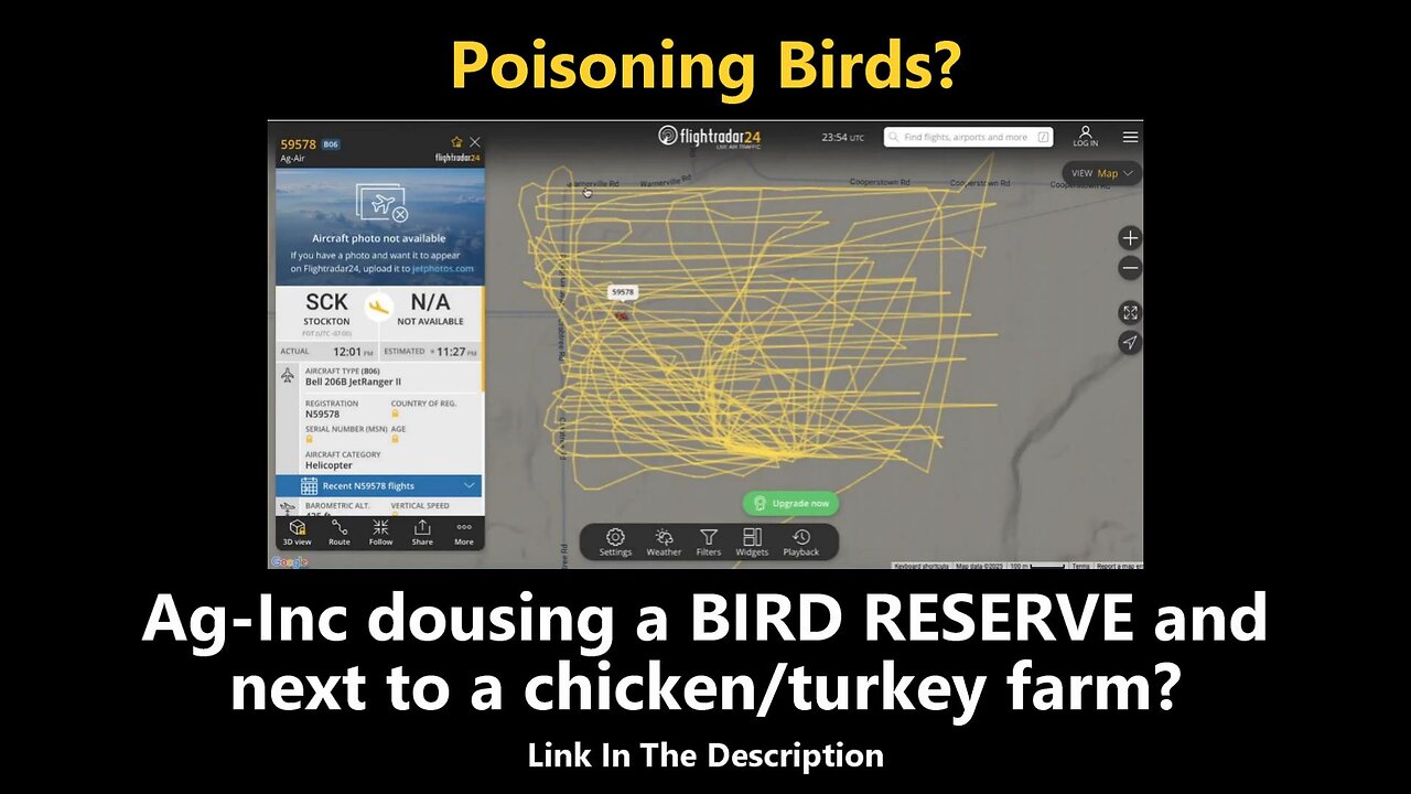 Ag-Inc dousing a BIRD RESERVE and next to a chicken/turkey farm?