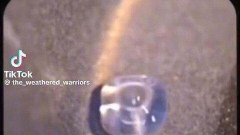 Watch as a water droplet is transformed after being exposed to 432HZ Healing Frequency