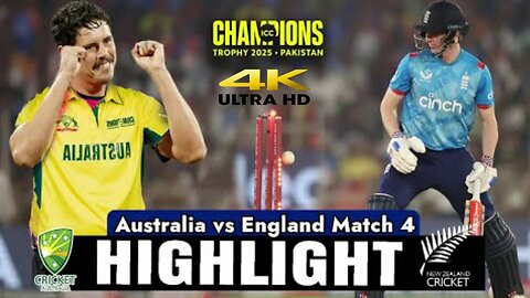 Australia vs England Full Highlights ICC Champions Trophy 2025 | AUS VS ENG