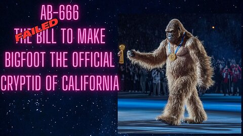 The Failed Bill to make Bigfoot the Official Cryptid of California