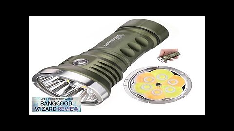 Astrolux® EC07G 13000LM 468M Powerful EDC Flashlight Green Shooting Light+6500K+3000K Color Review