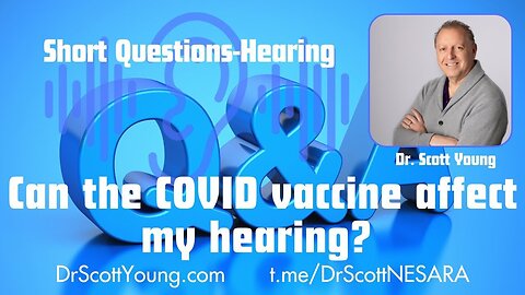 Can The Covid Vaccines Affect My Hearing And Create Tinnitus??? Feb 12