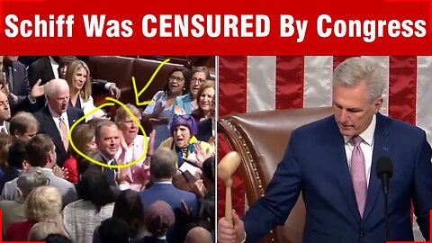 CROWD ERUPTS - Adam Schiff Ran Away In SHAME After GOP Rep. Bangs Gavel On His Censure!