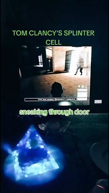 TOM CLANCY'S SPLINTER CELL. sneaking through door 👻👁️👽