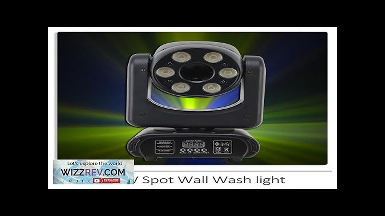 150W LED Spot Beam Wall Wash Moving Head Light DMX With 7 Review