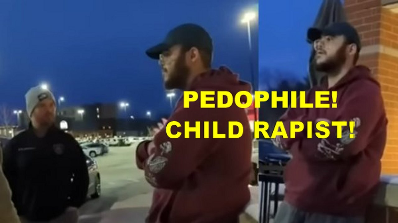 Pedophile Child Rapist Predator Psychopath Runs From Decoy Into Police!