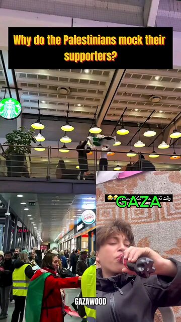 While all the Useful Idiots support "Palestinians" - The "Palestinians" are mocking their supporters