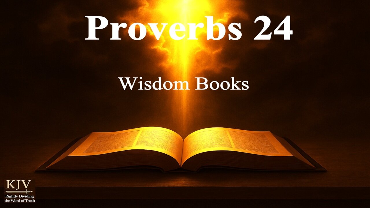 Proverbs 24:14–34 Explained, KJV, Rightly Dividing — God’s Offering