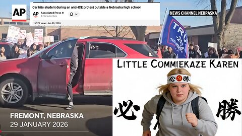 Associated Press Peddles Dem Party Narratives - Meet Little Commiekaze Karen Warrior ICE Princess