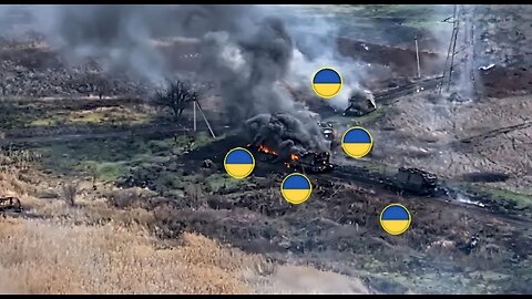 Russia-Ukraine War: Russian Forces Destroy Massive Ukrainian Convoy in Seconds!