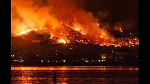 West Hollywood LA on Fire